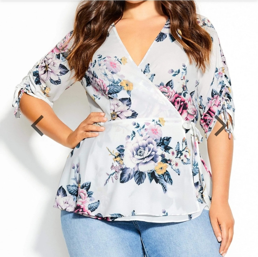 Wrap blouse